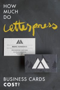How Much do Letterpress Business Cards Cost