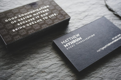 Matthew Myhrum | Luxury Acrylic Business Cards